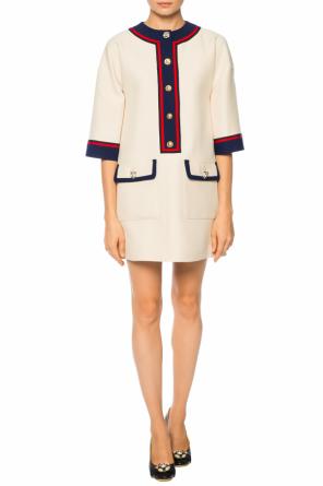 Dress with decorative fastening, zdjęcie 2 Dress with decorative fastening od Gucci